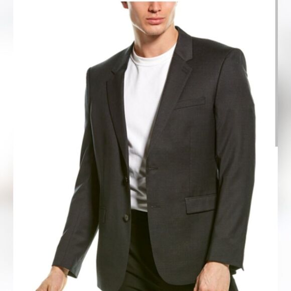 The Kooples Turbo Dark Mens Blazer in Gray